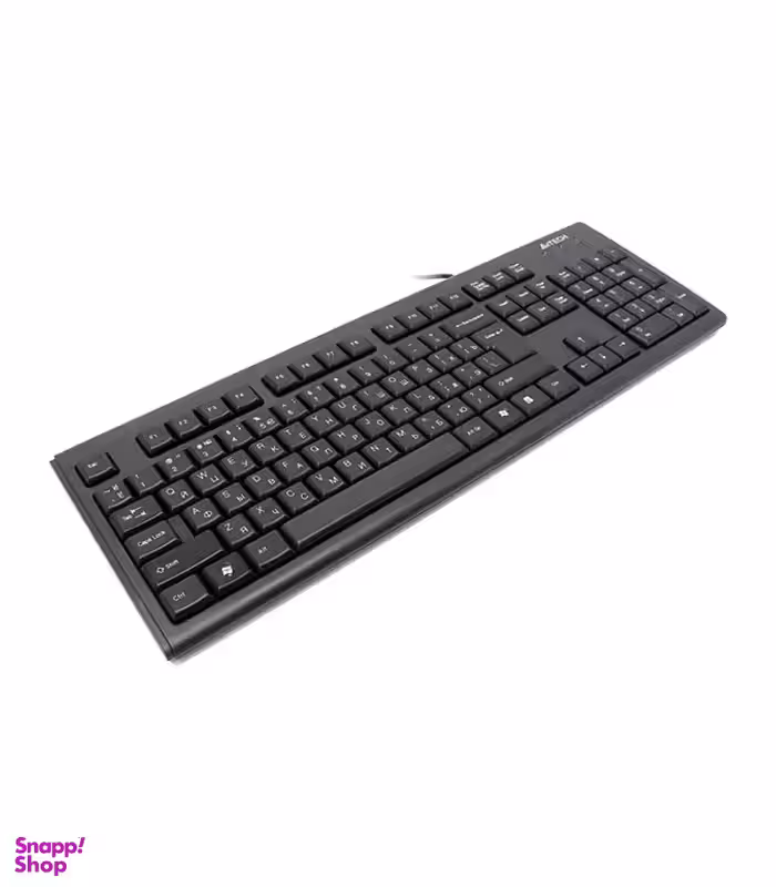 کیبورد و ماوس با سیم ای فورتک (A 4 Tech) مدل KR 8372 با حروف فارسی