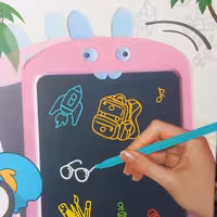 تبلت جادویی 8.5 اینچ طرح دار خرگوش فانتزی آیتم 9012 رنگبندی  سبز و صورتی و آبی 