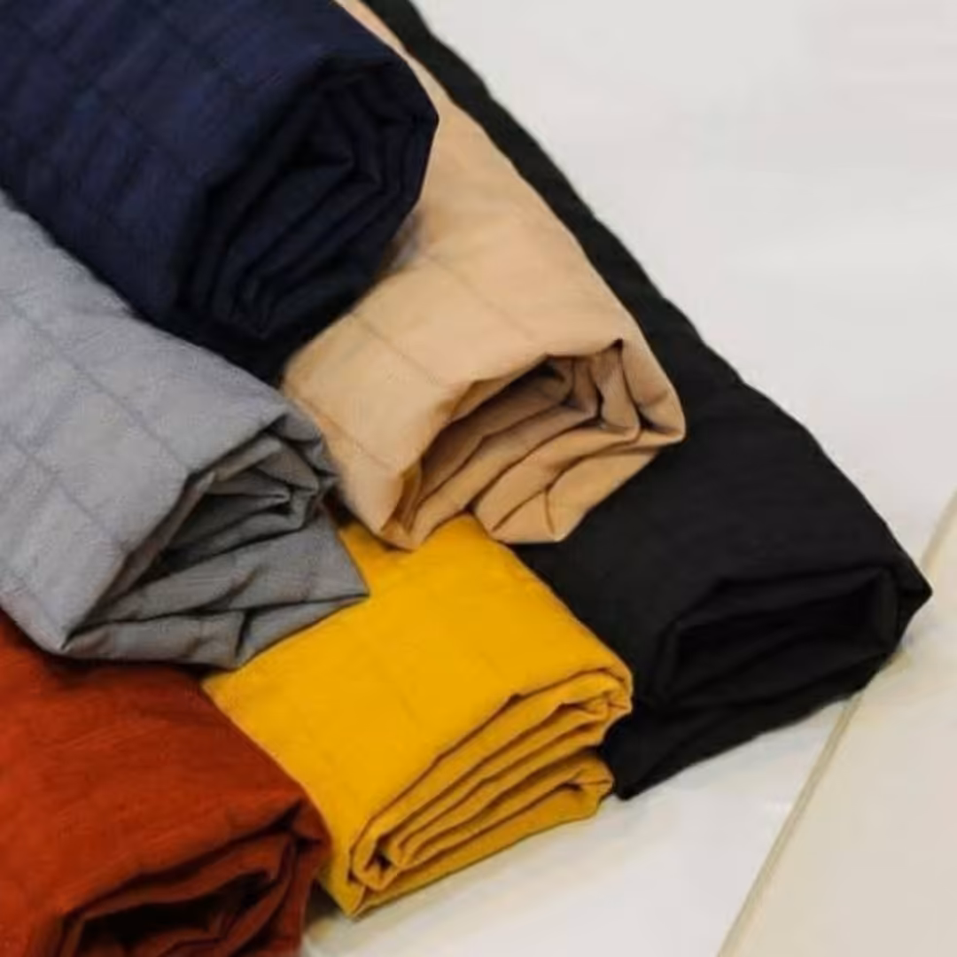 شال نخی مربعی چهار طرف منگوله