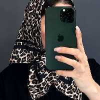 باندانا یا مینی اسکارف نخی طرح پلنگی ارسال رایگان 