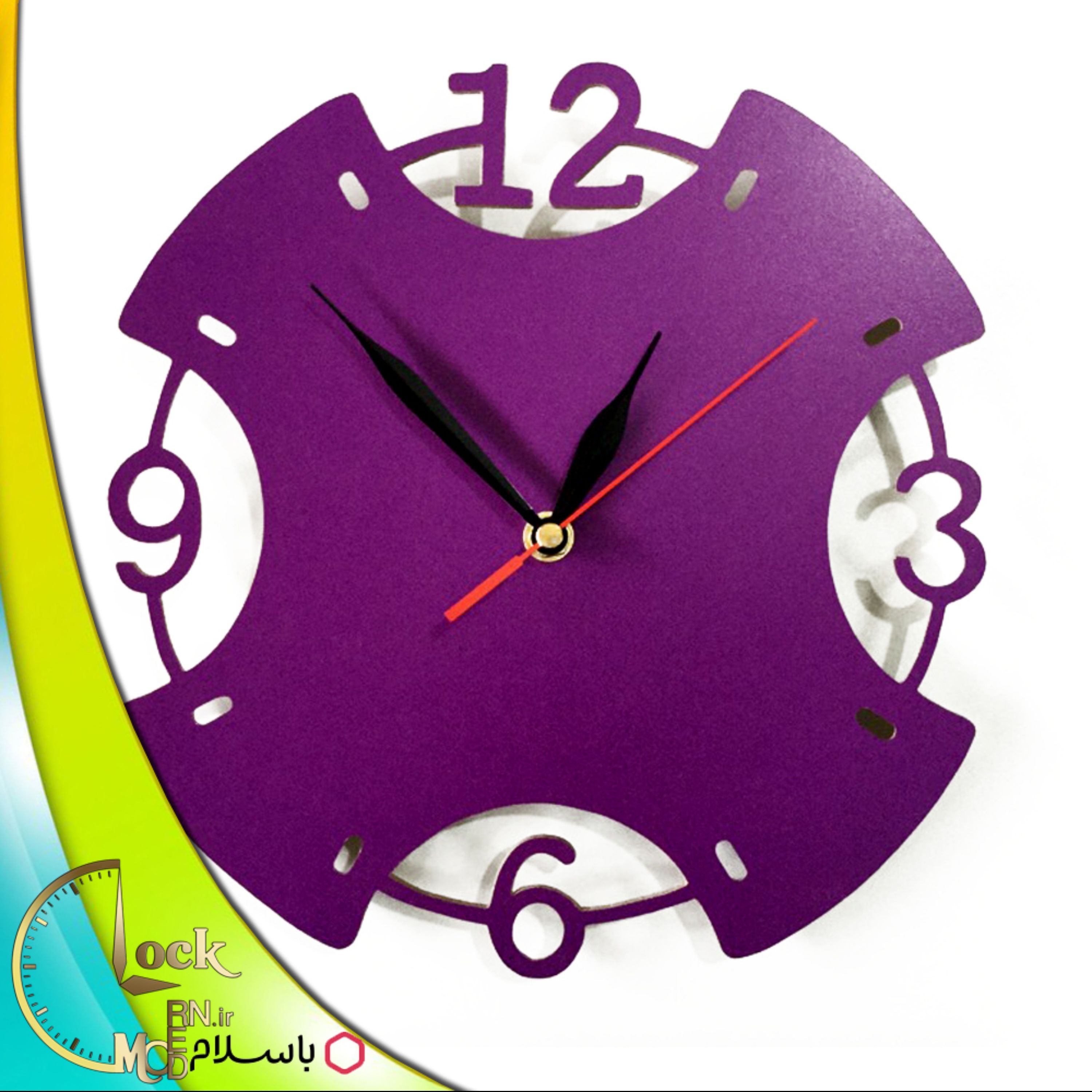 ساعت دیواری طرح فانتزی کد 50 (پس کرایه)