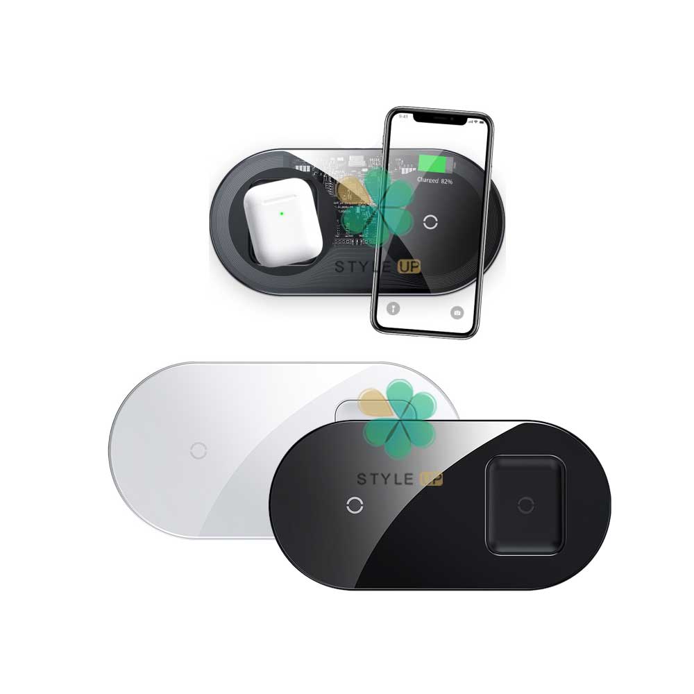 شارژر وایرلس دوکاره بیسوس Baseus Simple 2in1 Pro WXJK-C01