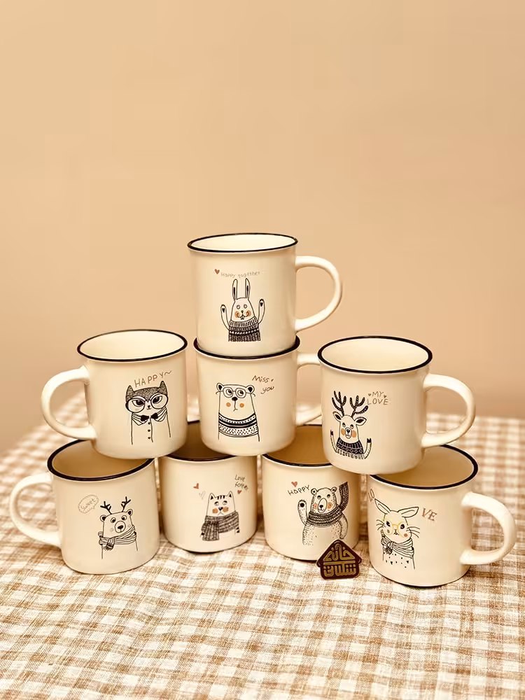 مینی ماگ حیوانات بامزه کد001789