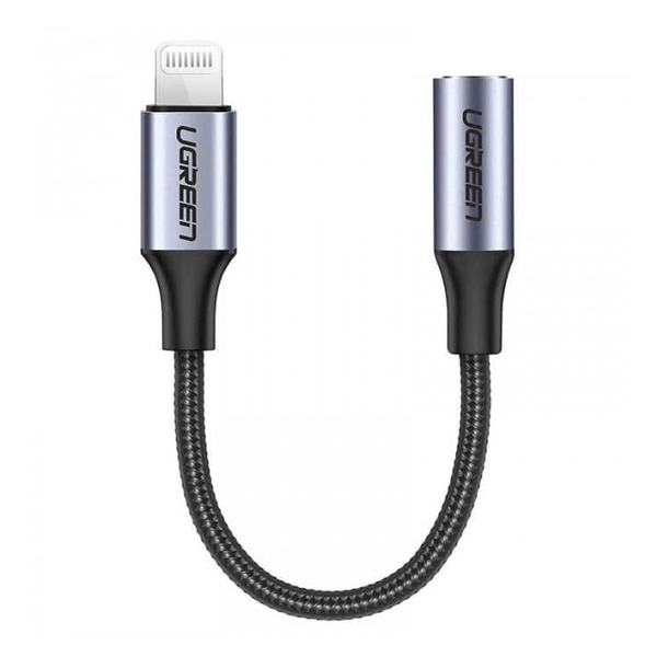 کابل تبدیل Lightning یوگرین به 3.5mm Female Aaptor مدل US211 کد 30756