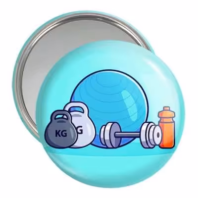 آینه جیبی خندالو مدل بدنسازی کد 10032