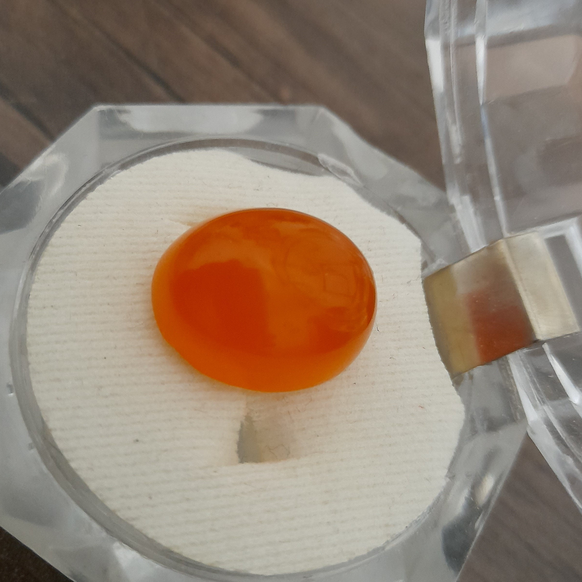 سنگ عقیق یمانی پرتقالی 