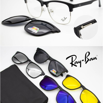 عینک طبی کائچو ریبن به همراه 4 کاور آفتابی