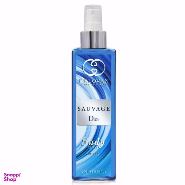 بادی اسپلش مردانه دلوان مدل Sauvage حجم 250 میلی لیتر