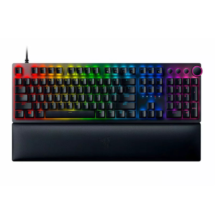 قیمت و خرید کیبورد گیمینگ باسیم ریزر مدل Huntsman V2 Purple Switch | یاس ارتباط