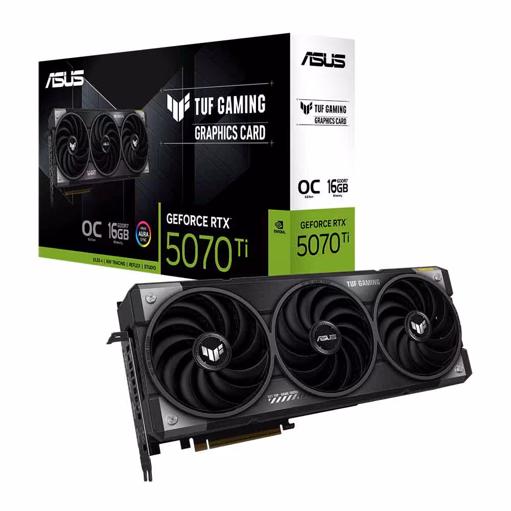 کارت گرافیک ایسوس ASUS TUF RTX 5070 Ti 16GB OC