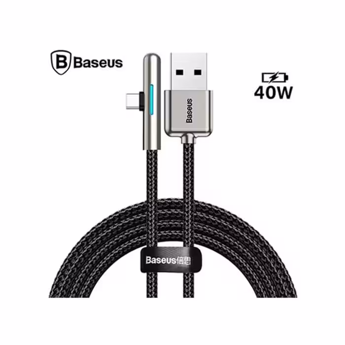 کابل USB به USB-C باسئوس مدل CAT7C-c01 طول 2 متر - فروشگاه کارما آی‌تی