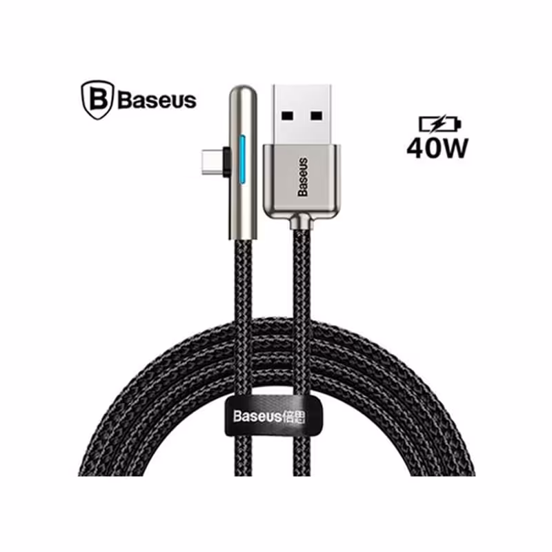 کابل USB به USB-C باسئوس مدل CAT7C-c01 طول 2 متر - فروشگاه کارما آی‌تی