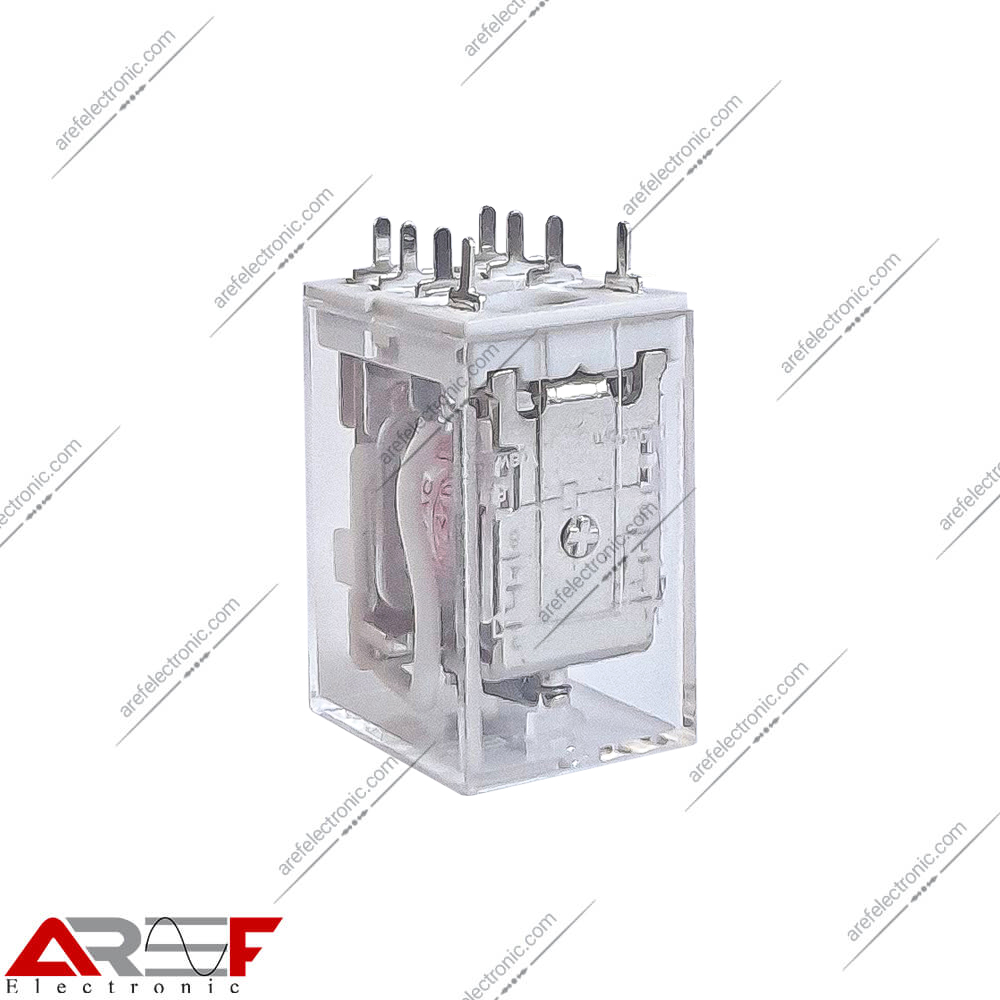 رله KEC مدل JQX-13F 2CbAC220V1 دارای 220 ولت 10 آمپر 8 پین - فروشگاه عارف الکترونیک