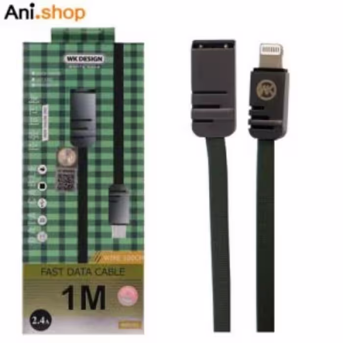 کابل تبدیل USB به لایتنینگ دبلیو کی مدل WDC-83 طول 1 متر