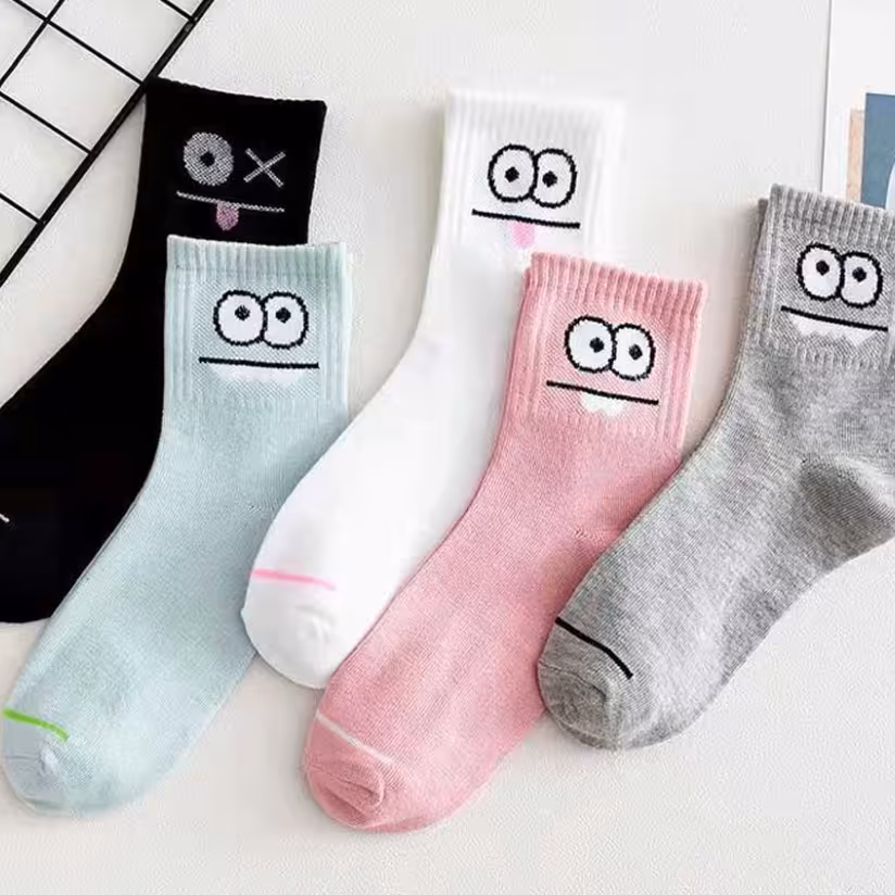 جوراب ساق بلند فانتزی طرح پوکر