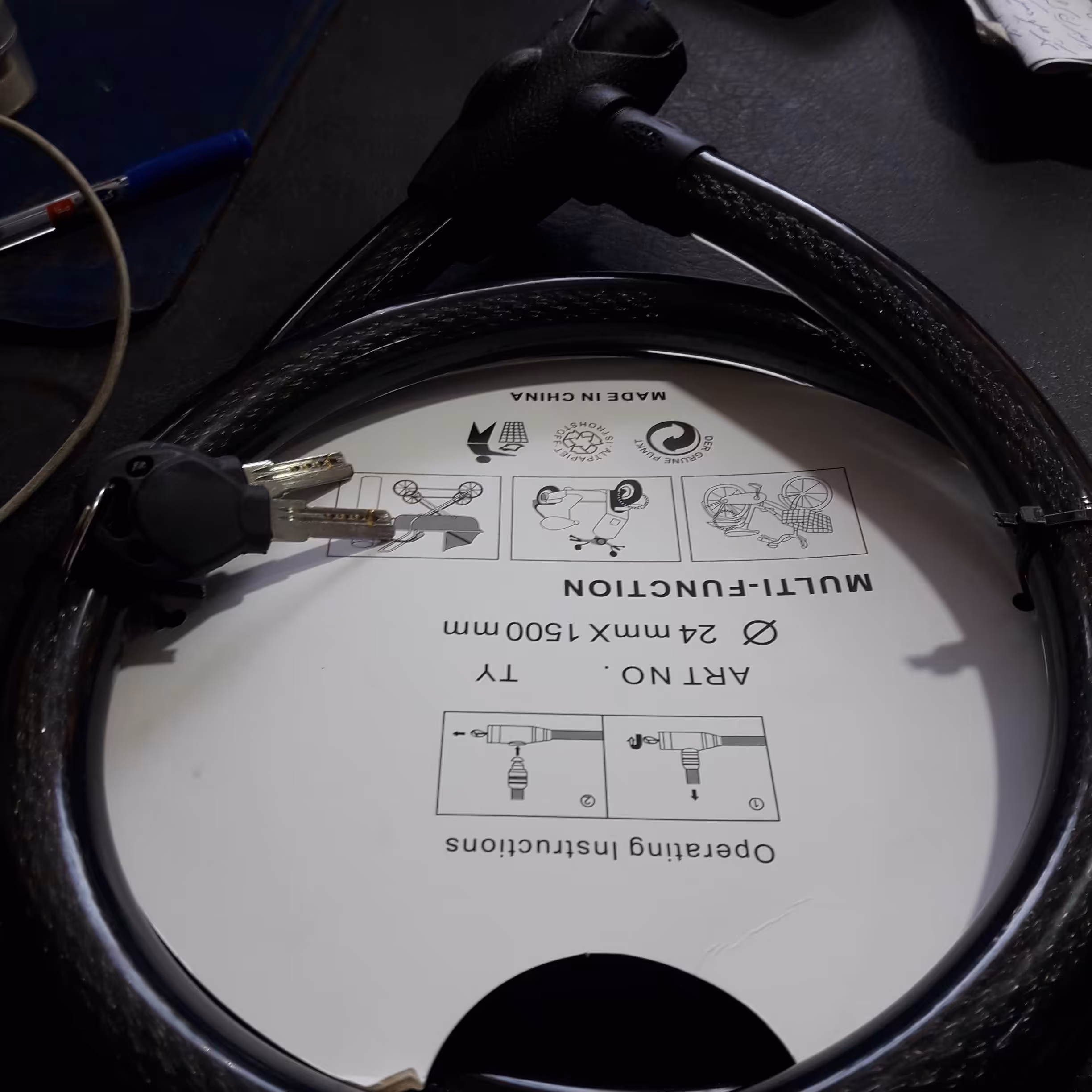 قفل سیم بکسلی ضخیم