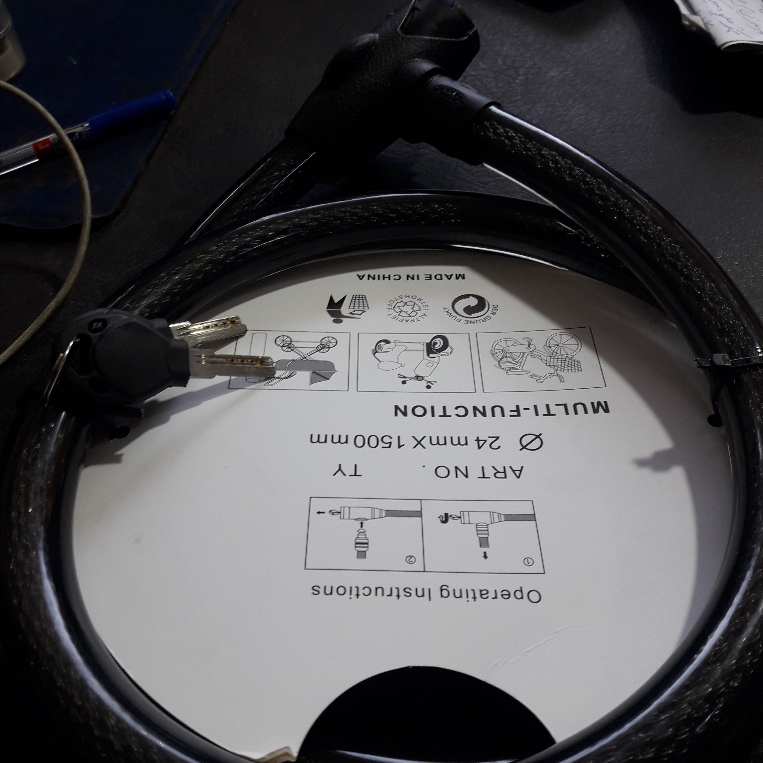 قفل سیم بکسلی ضخیم