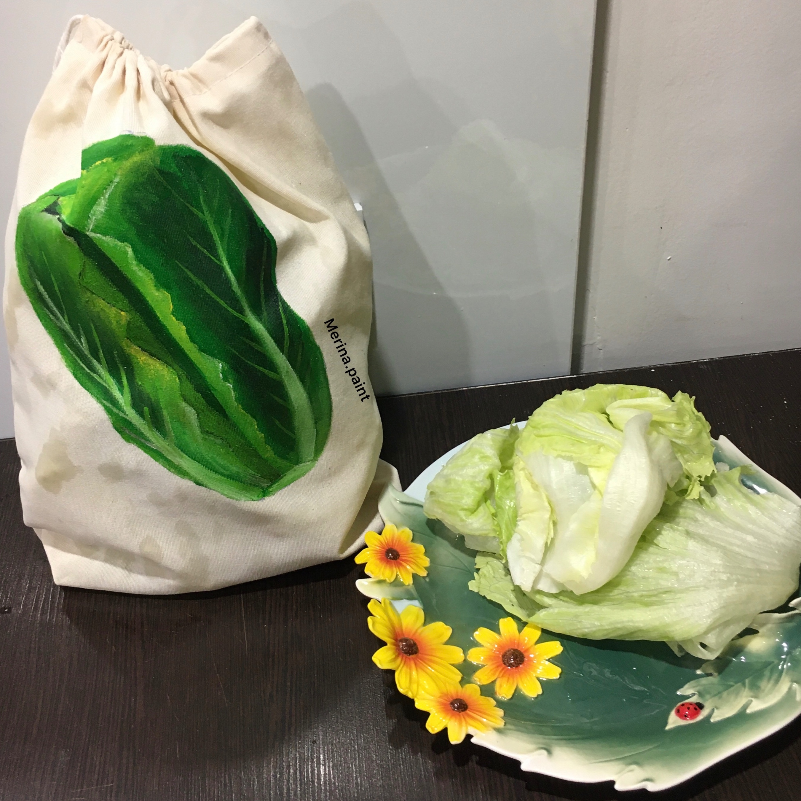 کیسه پارچه ای کاهو با آستر