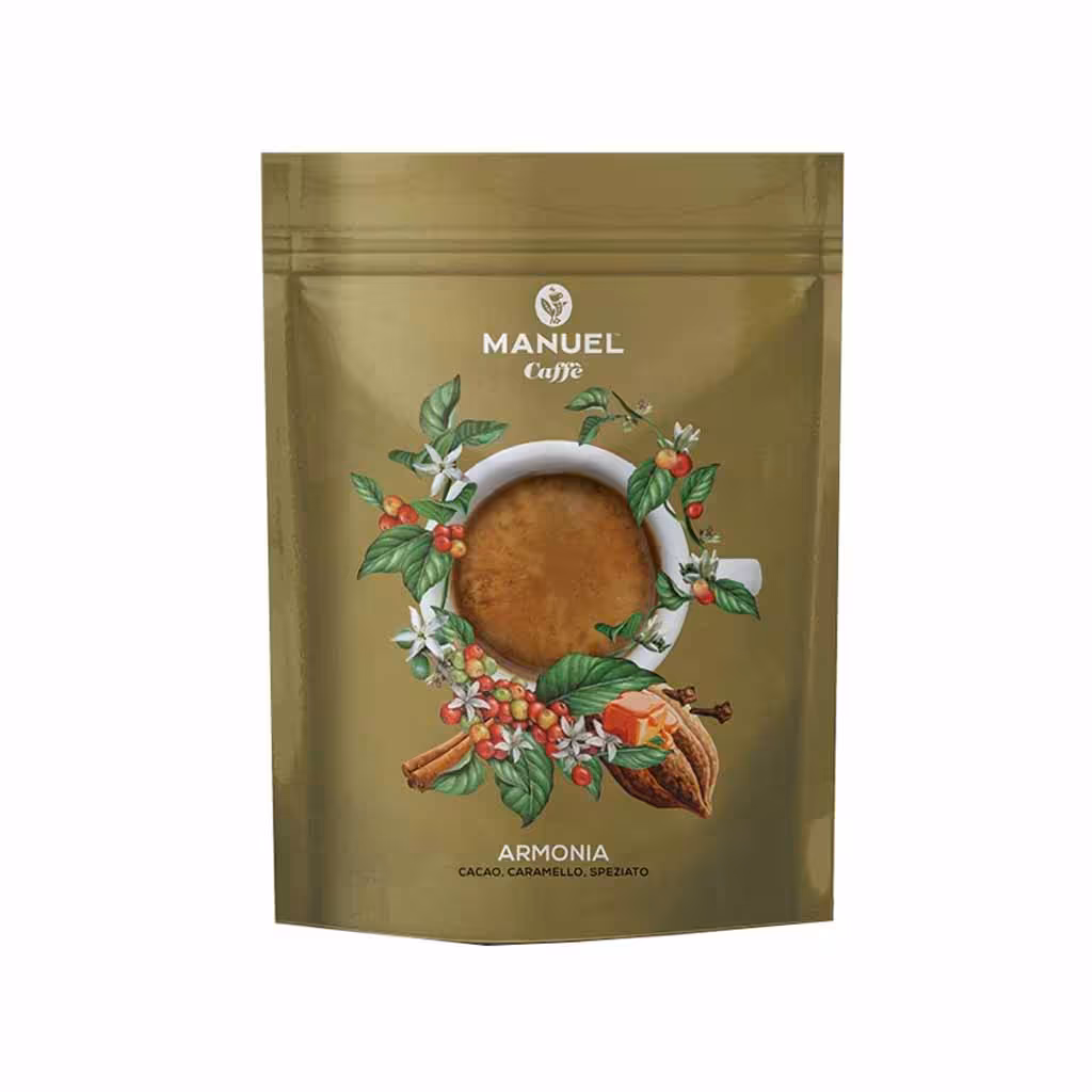 پودر قهوه 40% عربیکا و 60% ربوستا مانوئل ARMONIA