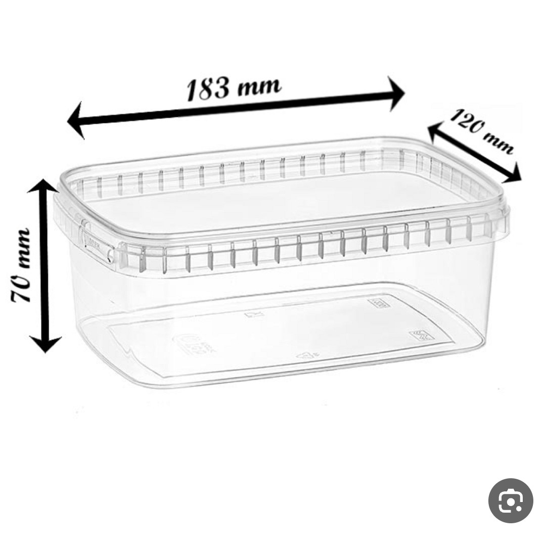 ظرف فریزری وماکرویوی 1200 میل6عددی طب نظم دهنده یخچالی