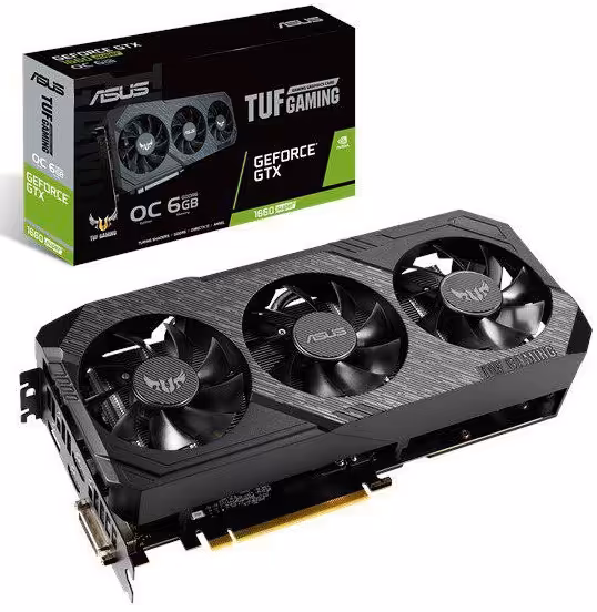 کارت گرافیک ایسوس مدل TUF 3-GTX1660S-O6G-GAMING با حافظه 6 گیگابایت