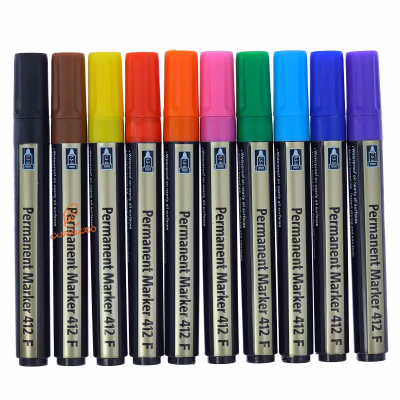 قیمت و خرید ماژیک جوهر ثابت (پرمننت) پلیکان سر گرد مدل 412F