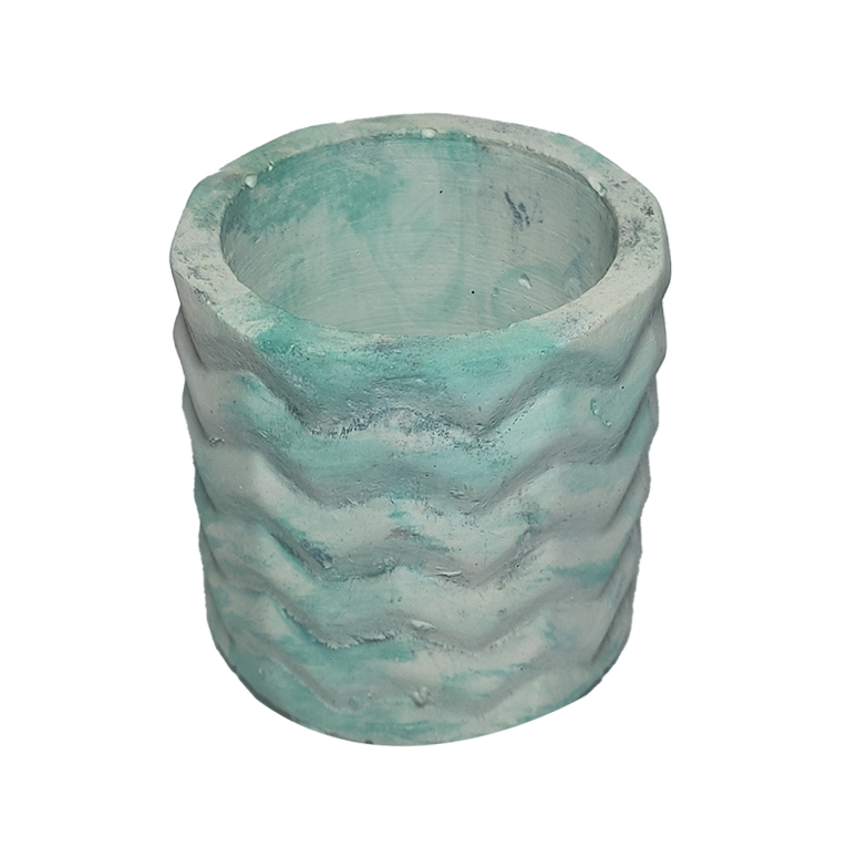 گلدان مدل موج کوچک بتنی سایز 6