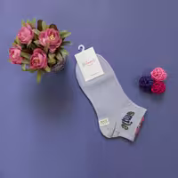 جوراب مچی زنانه و دخترانه Smileگوش دار وارداتی Beihaomp سایز36 تا 41 رنگ نقره ای