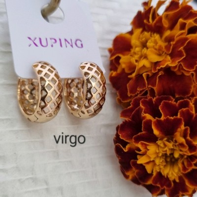 گوشواره ژوپینگ حلقه ای مدل توری