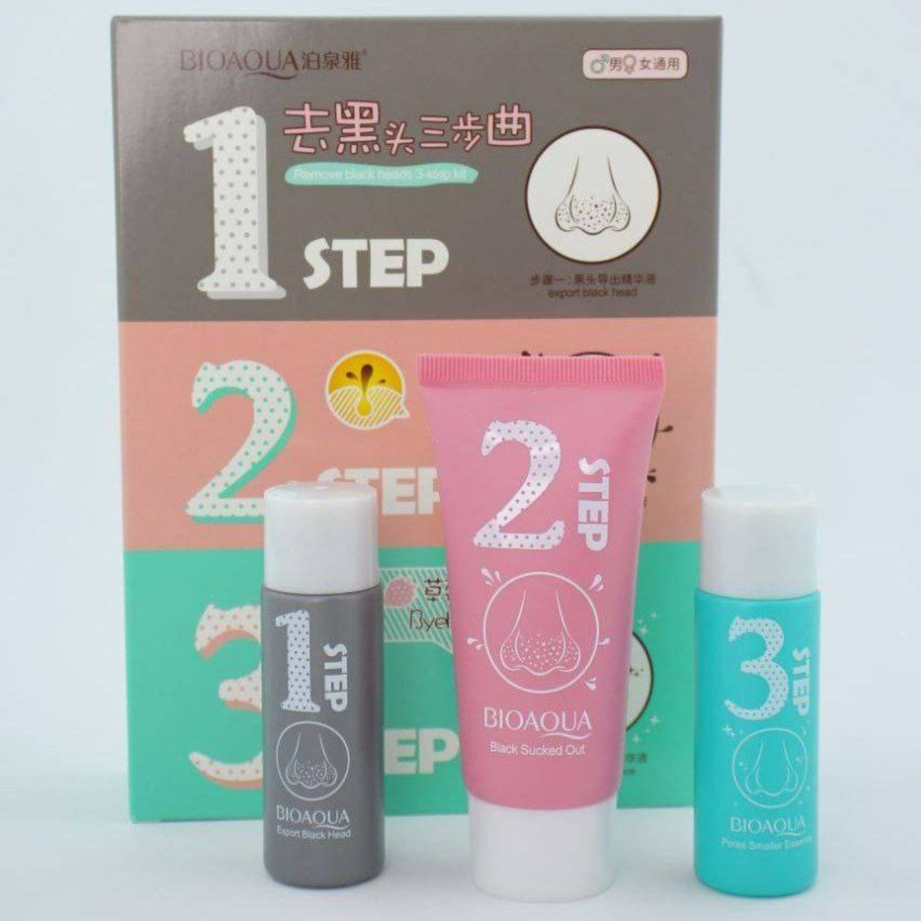 ماسک 3مرحله ای حذف جوش های سرسیاه 