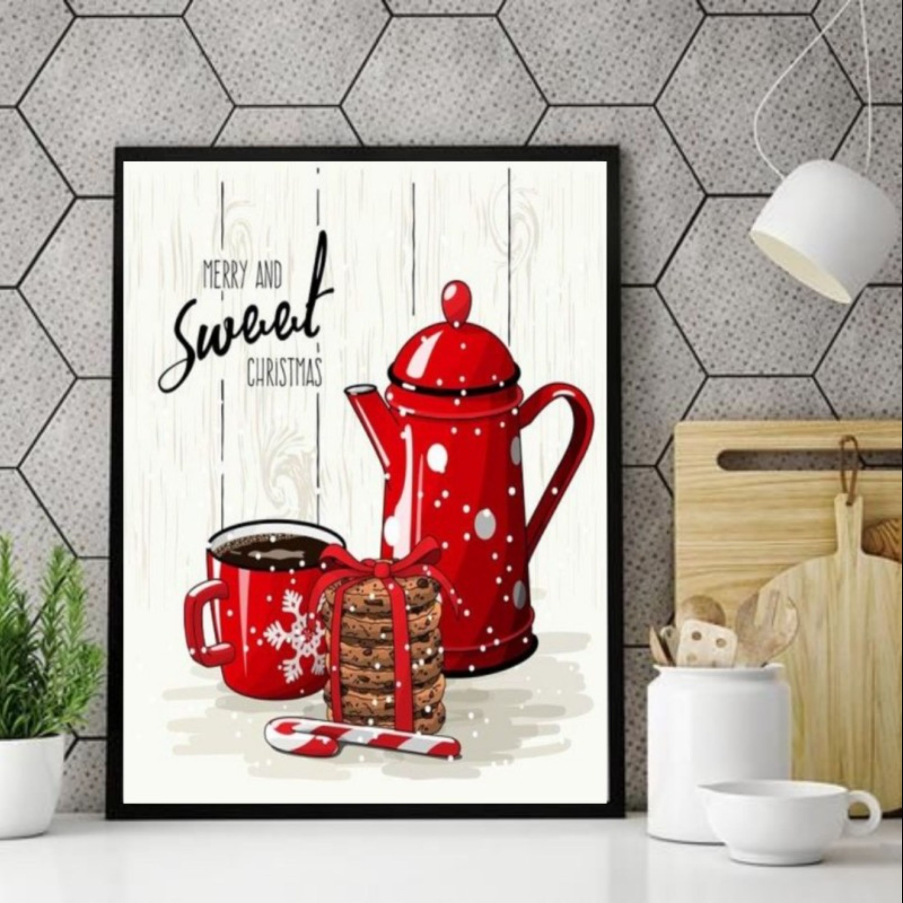 تابلو طرح آشپزخانه f سایز 21 در 30