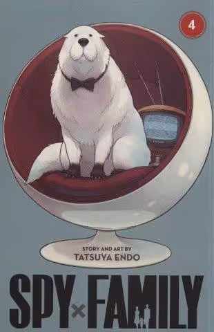 مانگا 4 (SPY FAMILY:خانواده جاسوس)،(کمیک استریپ)،(زبان اصلی،انگلیسی)