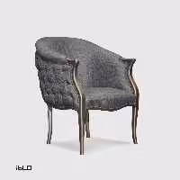 مبل یک‌نفره نئوکلاسیک لنا (طوسی)