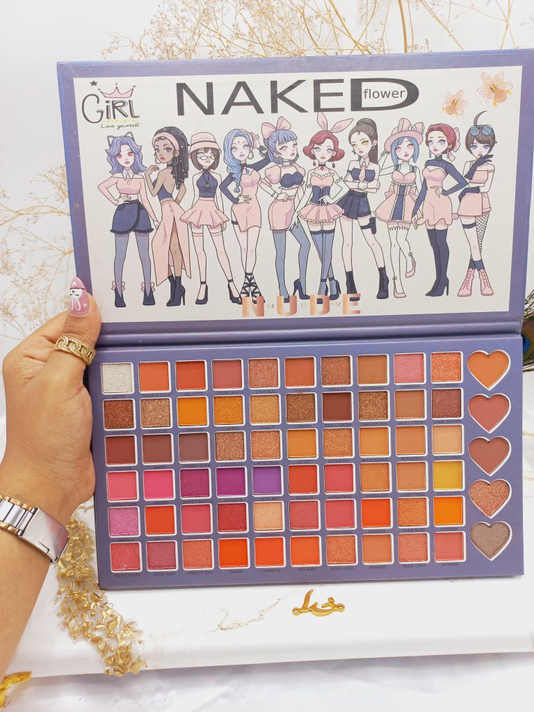 پالت سایه پر طرفدار بزرگ ناکد طرح دختران باربی NAKED کد NK180