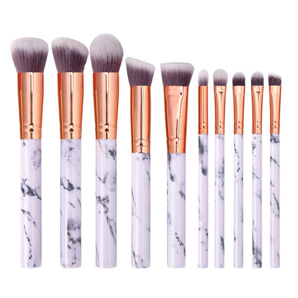 ست براش 10 تایی دسته سرامیکی (Marble 10 Pieces Brush Set)