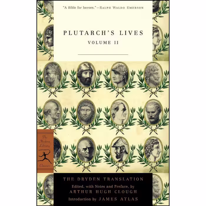 کتاب زبان اصلی Plutarchs Lives Volume  Modern Library Classics