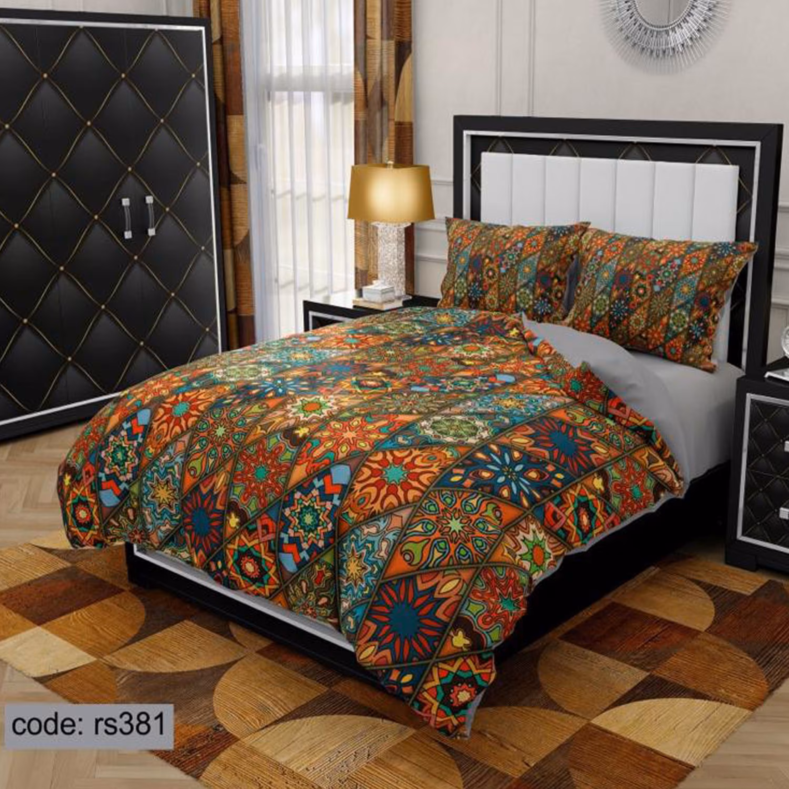 سرویس روتختی 2 نفره تنسل چاپی برندترک لند(Turk Land) rs 381