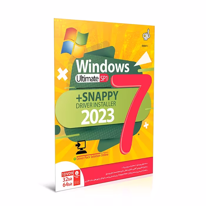 سیستم عامل ویندوز 7 نشر گردو Windows 7 SP1  Snappy Driver Installer 2023 32 64