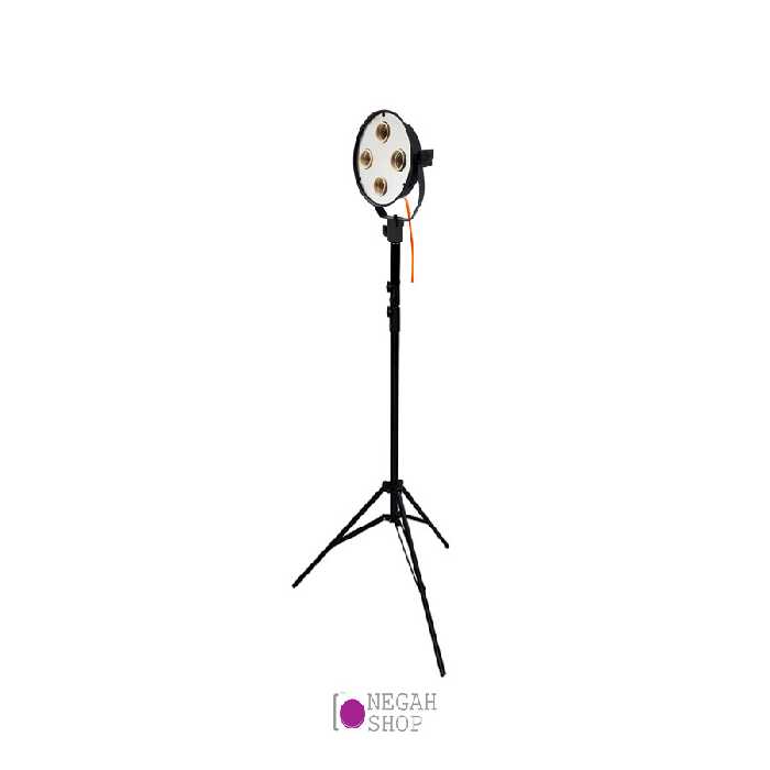 *نور فلات چهار لامپی به همراه سه پایه