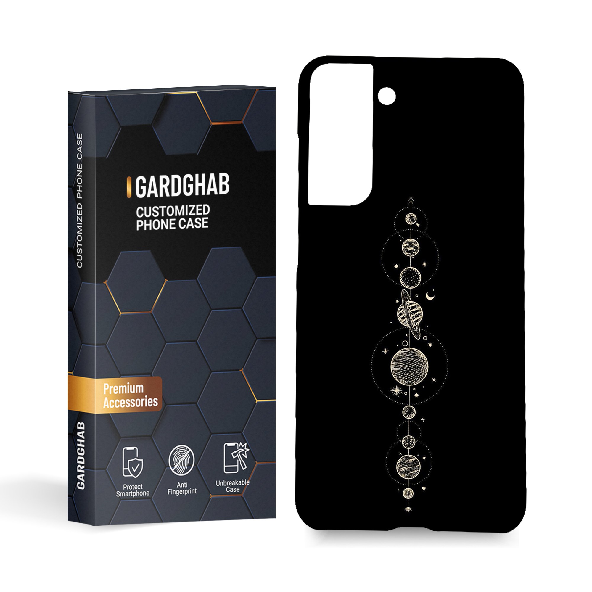 گارد قاب کاور کهکشانی مدل g9144 مناسب برای گوشی موبایل سامسونگ s21 fe