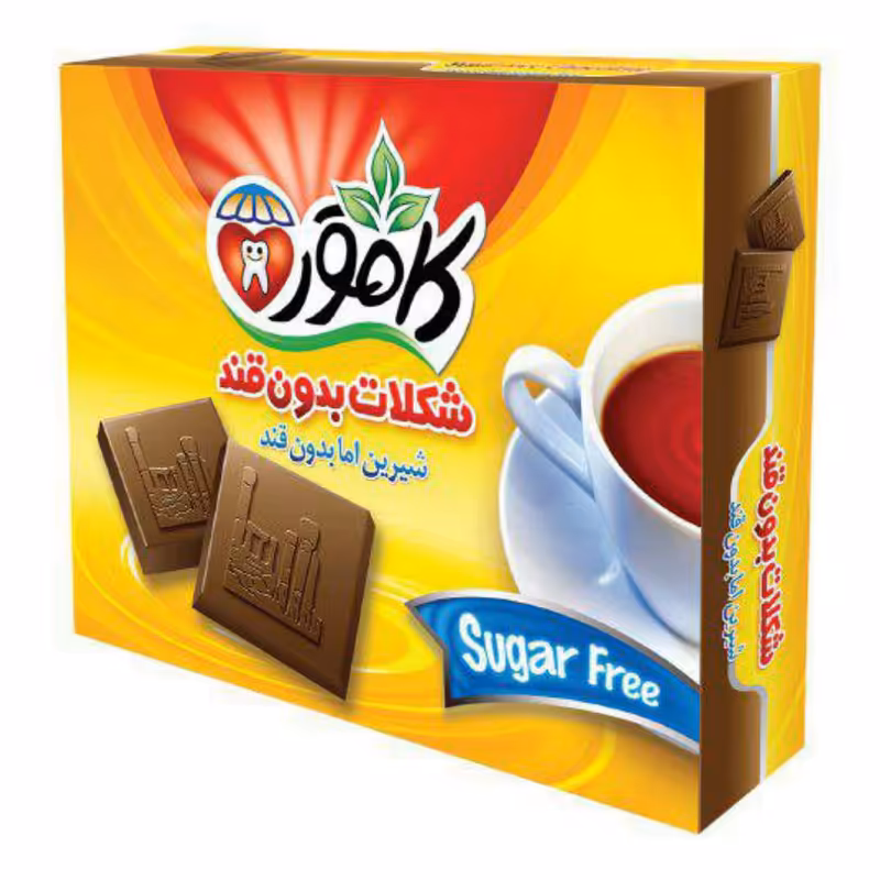 شکلات فانتزی رژیمی بدون قند کامور - 170 گرم