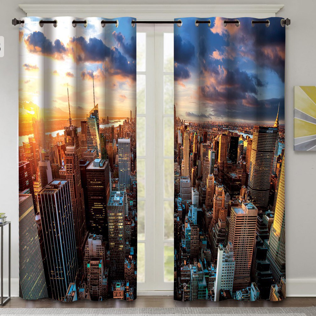 پرده چاپی  پانچ  طرح   نقاشی و منظره  کد611