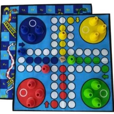 بازی منچ و مارپله پارچه ای