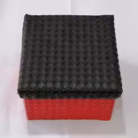 جعبه کادویی چرم مربع سایز 1