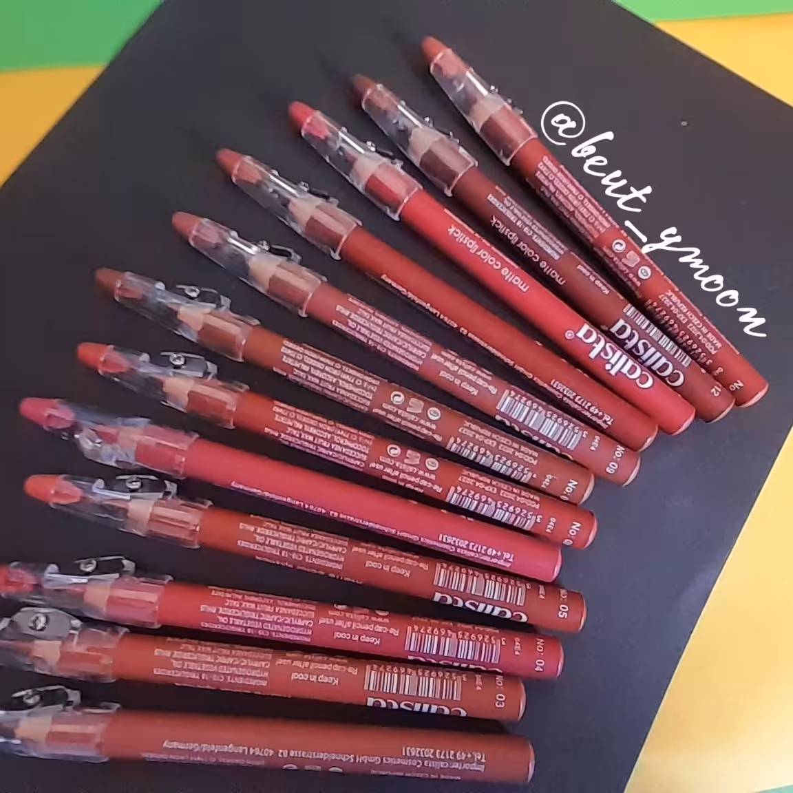 رژ لب مدادی کالیستا کاملا مات و مخملی تراشدار با ماندگاری بالا