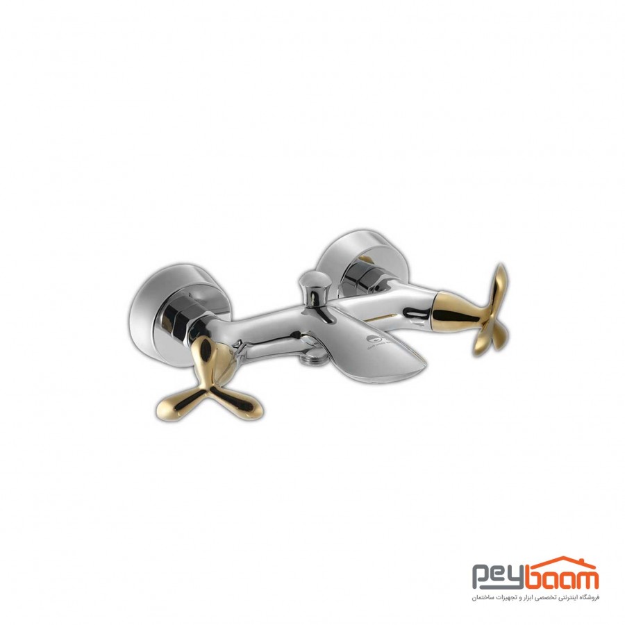 شیر حمام درخشان مدل آنتیک