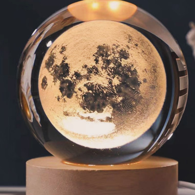 گوی کریستالی ماه کامل 10 سانت