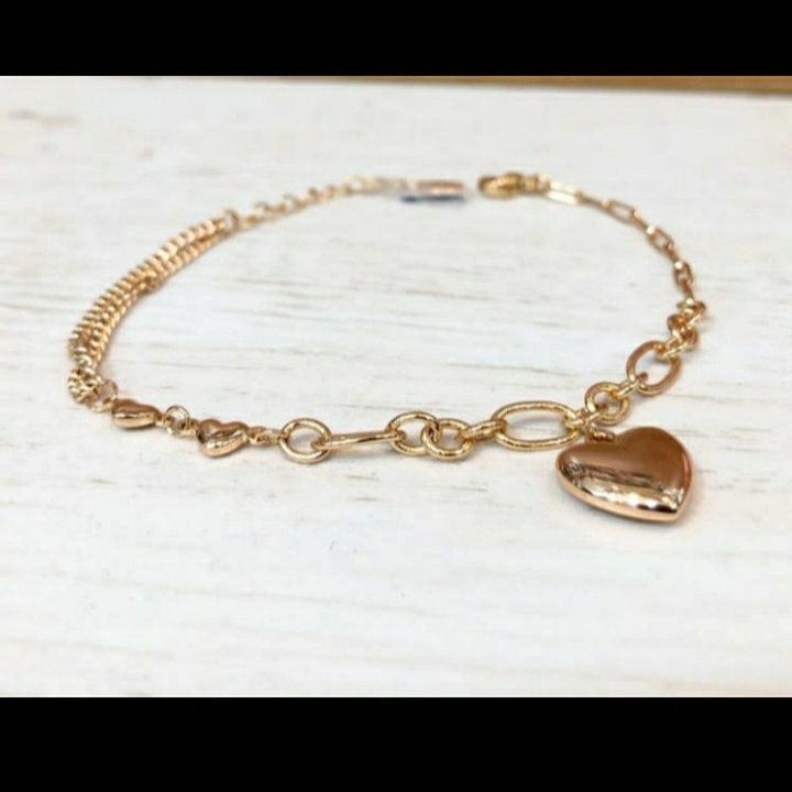 دستبند ظریف استیل مارک ژوپینگ طرح قلب