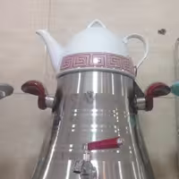 کتری وقوری وی اس با ورق 8 دهم بسیار شیک پسکرایه