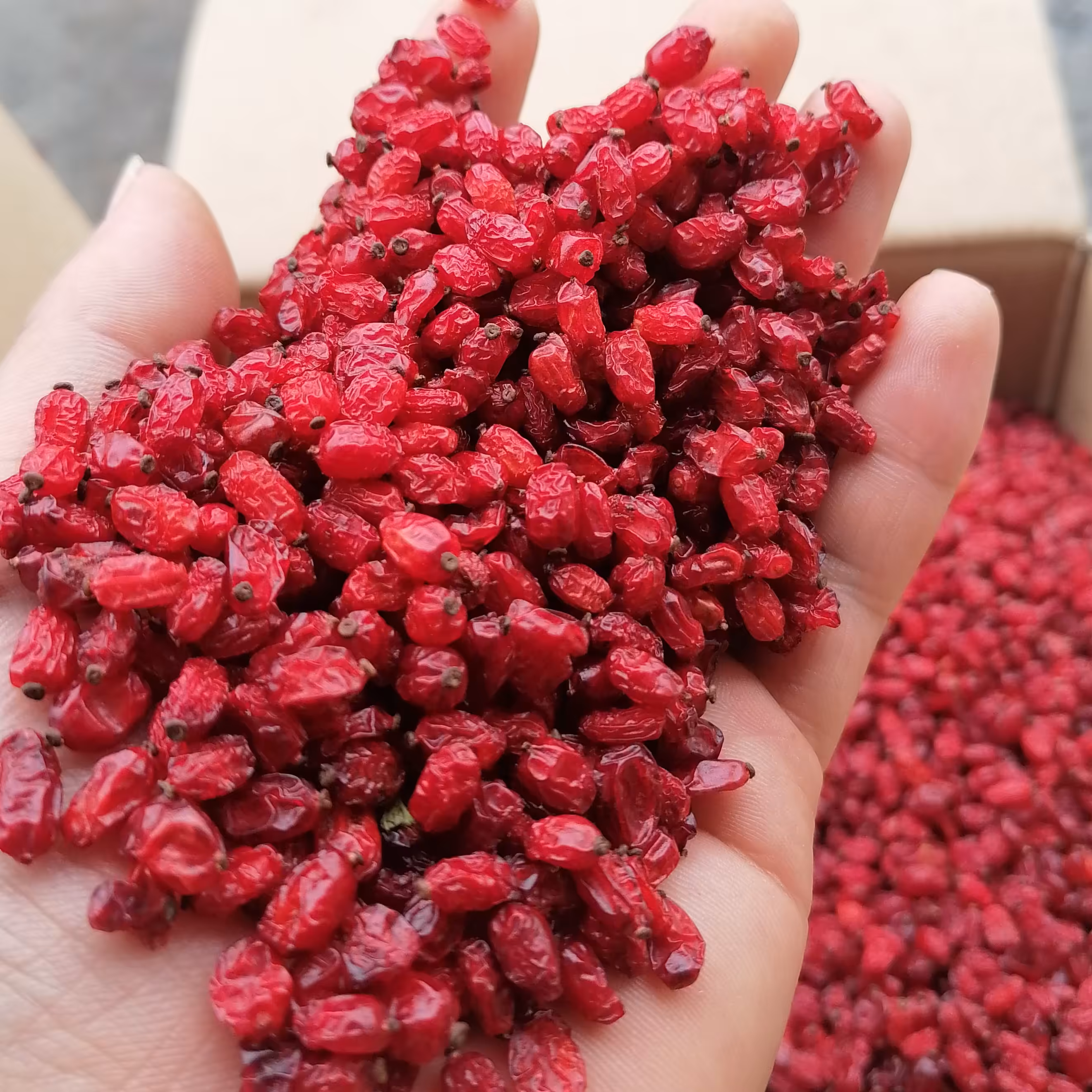 زرشک پفکی لوکس (1کیلویی) 